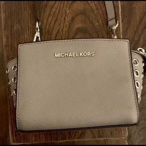 Grey Michael Kors Purse